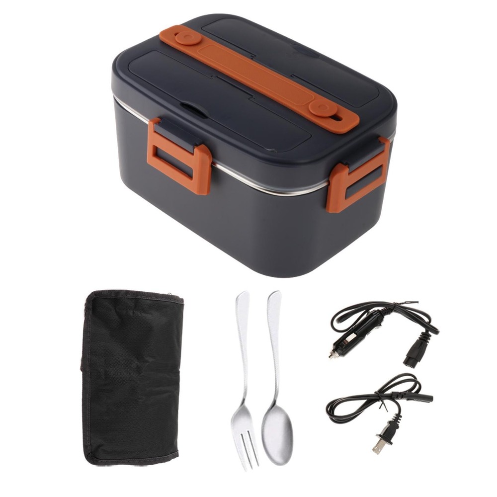 Portable Electric Lunch Box with Large Capacity and Removable Inner Container