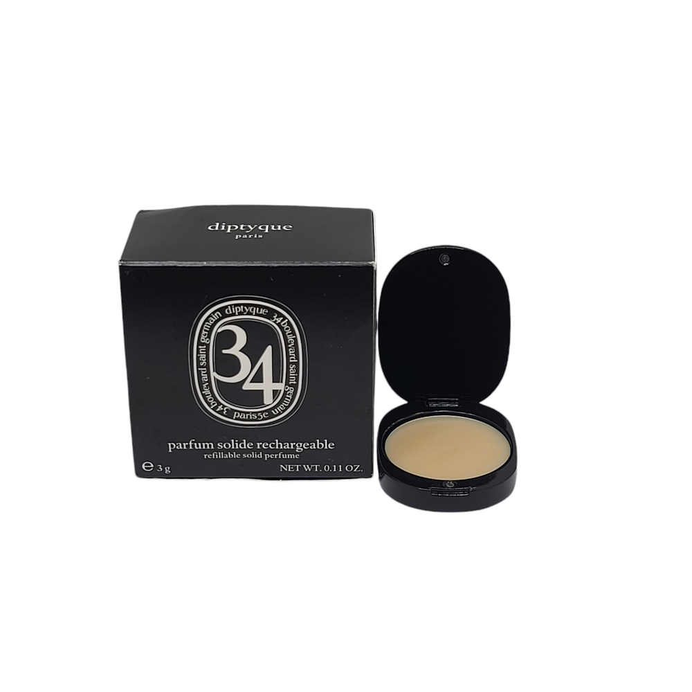 Diptyque 34 Boulevard Saint Germain Refillable Solid Perfume 0.11 oz *New*