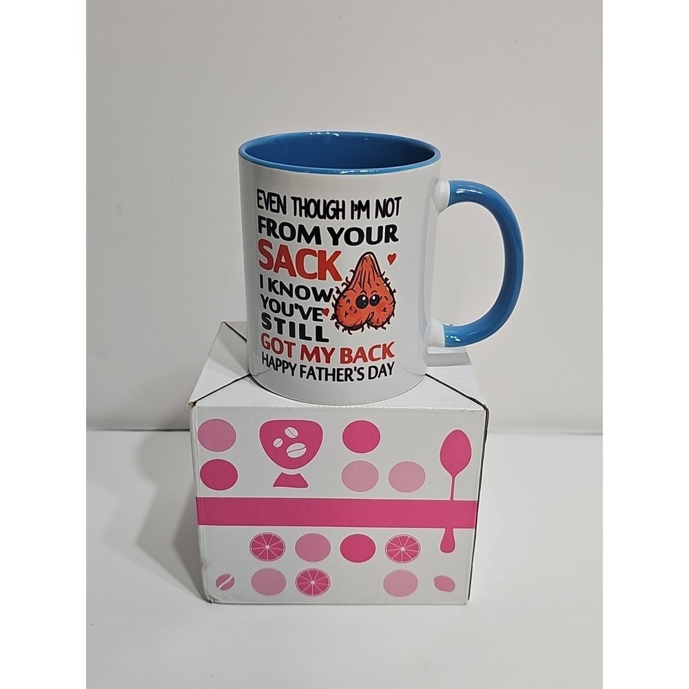 Fathers Day Mug Gift Stepdad Christmas Birthday Dad Not From Your Humor Funny-image
