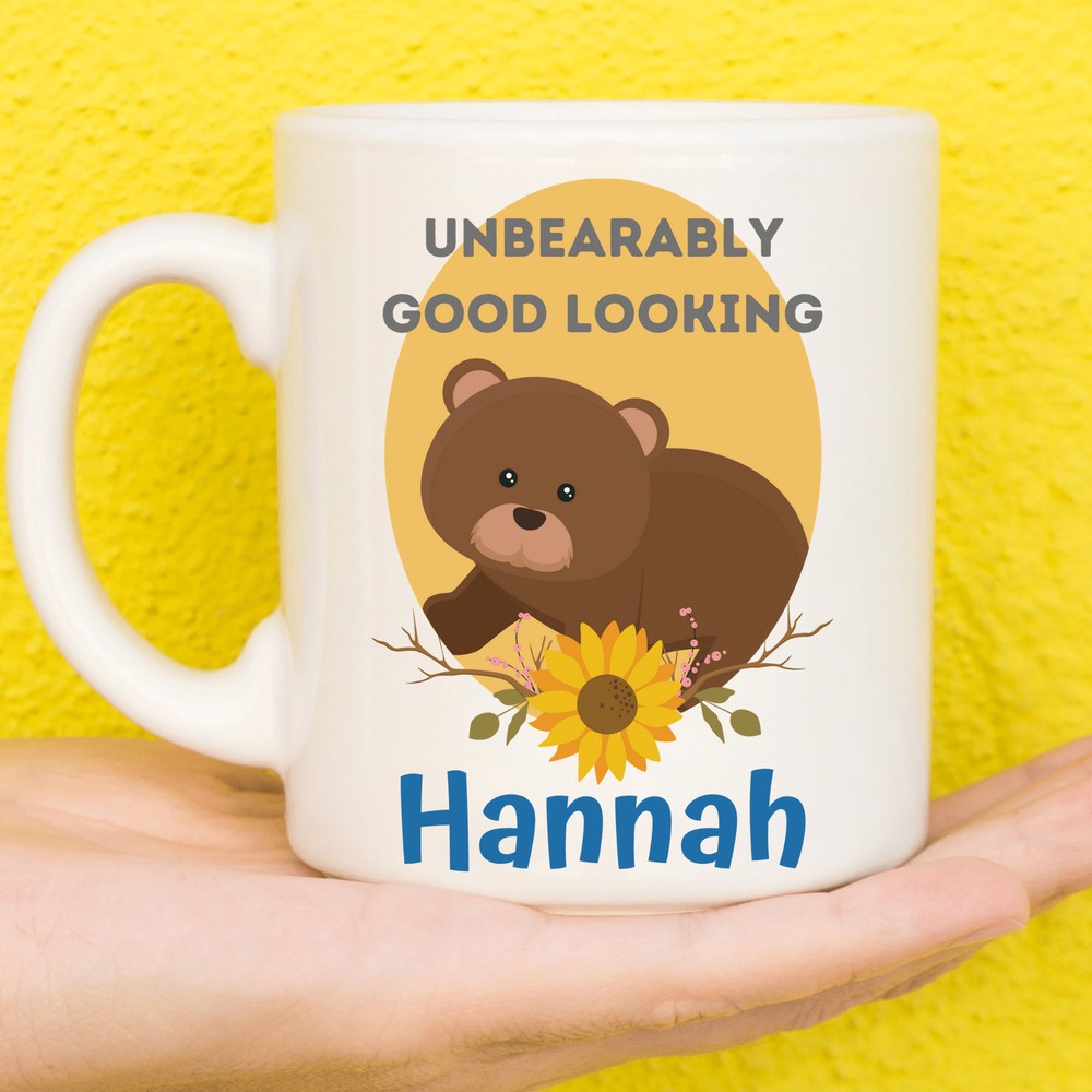 Bear Mug Bear Gifts Personalised Mugs Custom Mug Personalised Gift Personalised