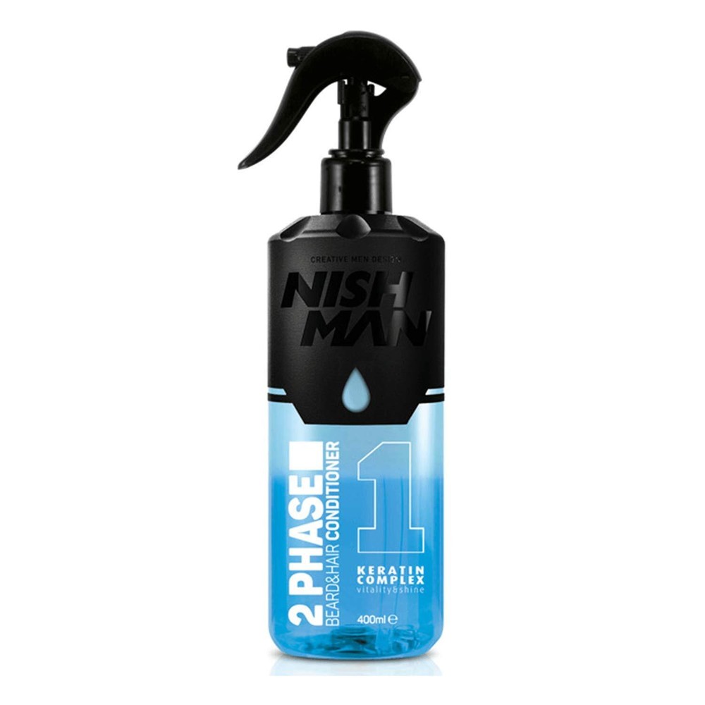Nishman Beard & Mustache Care Series (Phase Beard & Hair Conditioner, 400ml)