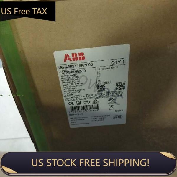 ABB PSTX840-600-70 Soft Starter PSTX840-600-70 New in Box Fast Shipping 1pcs