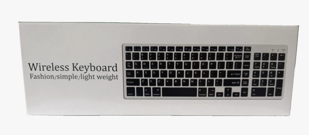 Wireless Bluetooth Keyboard – Slim, Quiet, Rechargeable, Universal for iOS/Andro