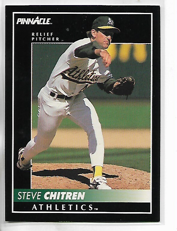 1992 Pinnacle Series 1 Steve Chitren Card # 236