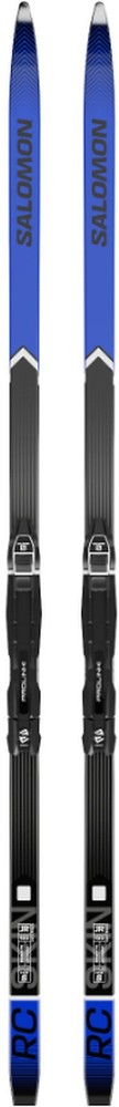 125 CM RACE BLUE/BLACK/WHITE RC eSKIN Cross-Country Skis with Prolink Bindings -