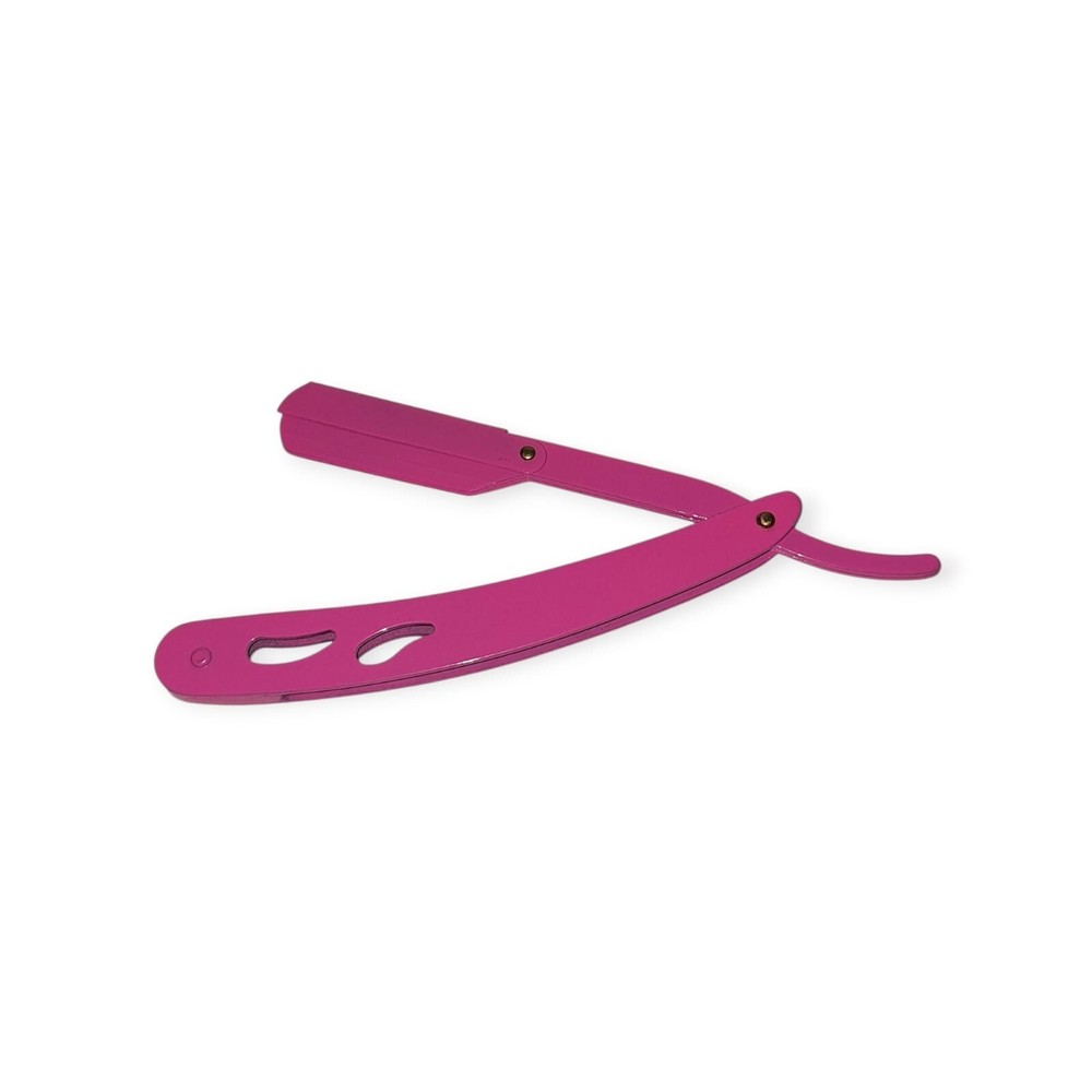Pink Professional Straight Razor for Barber Hair Shaving