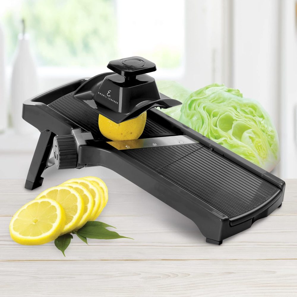 3-in-1 Mandoline Slicer with Vegetable Chopper and French Fry Cutter for Efficient Kitchen Prep