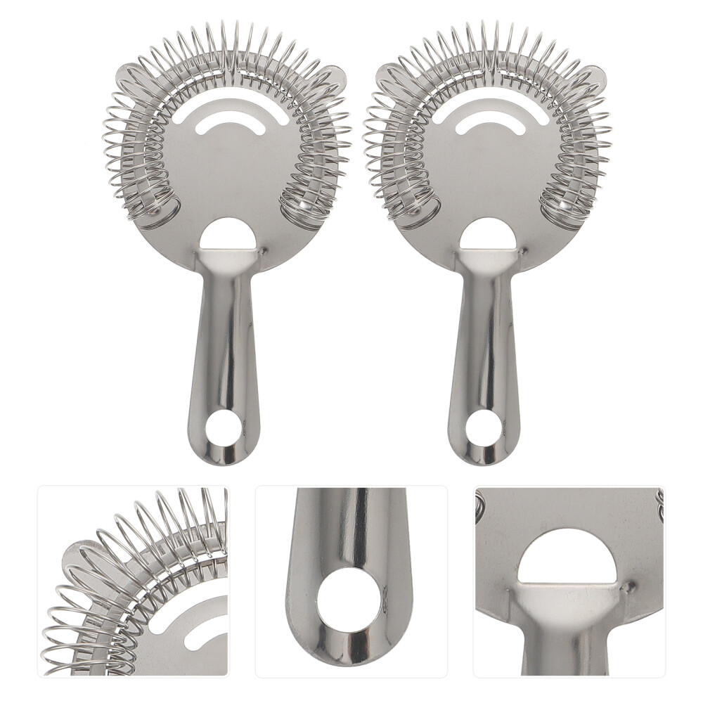 2-Piece Cocktail Mixology Set with Fine Mesh Bartender Strainer