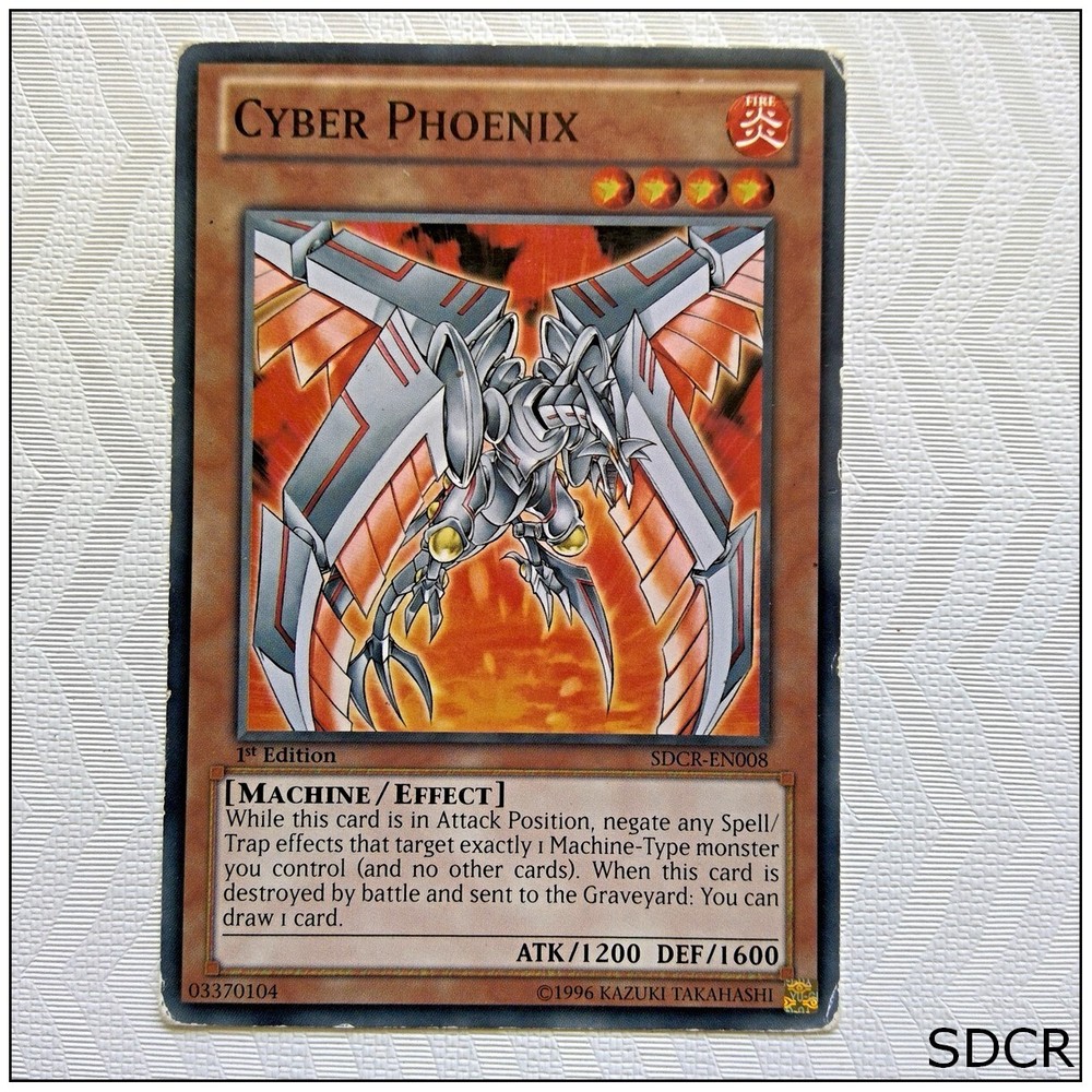 Cyber Phoenix SDCR-EN008 Common 1st Edition Yugioh Card-image
