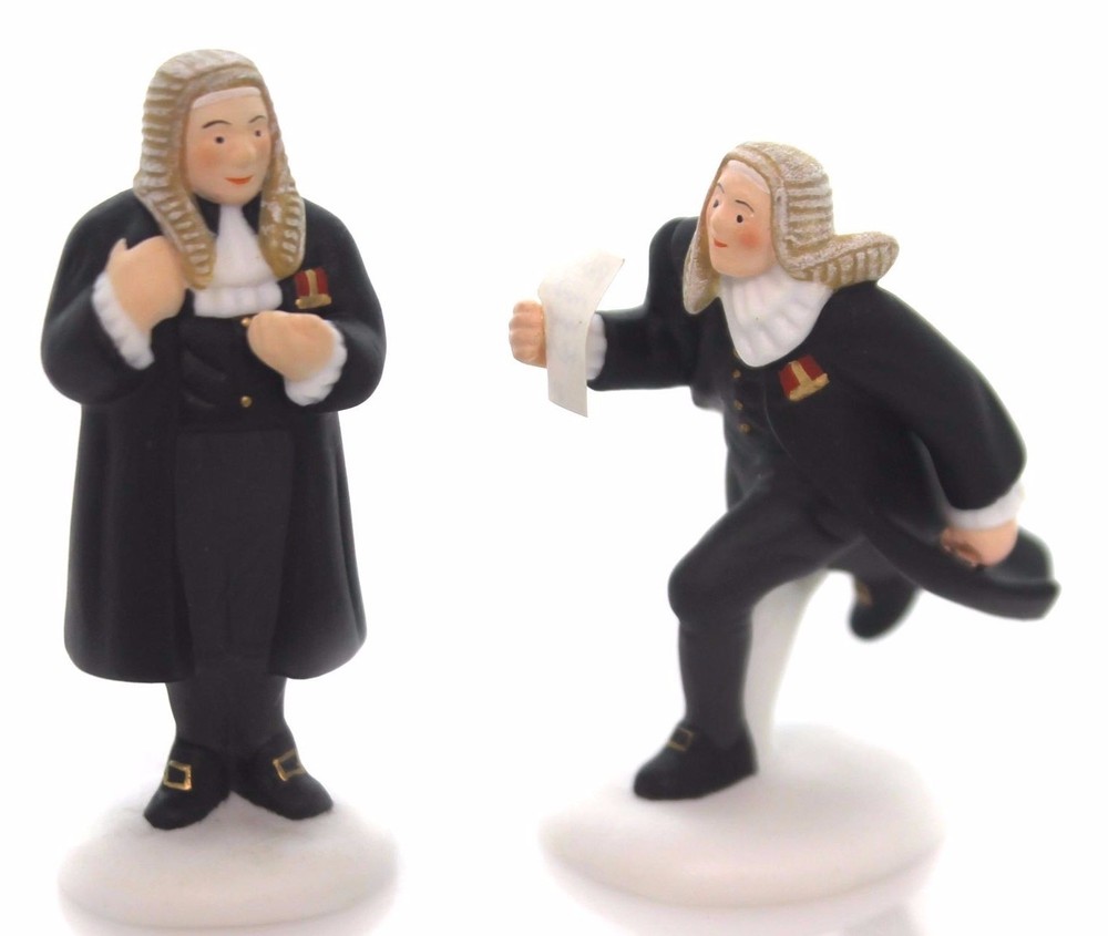 Retired Dickens Village Dept 56 Members of Parliament #58455 Figurine-image