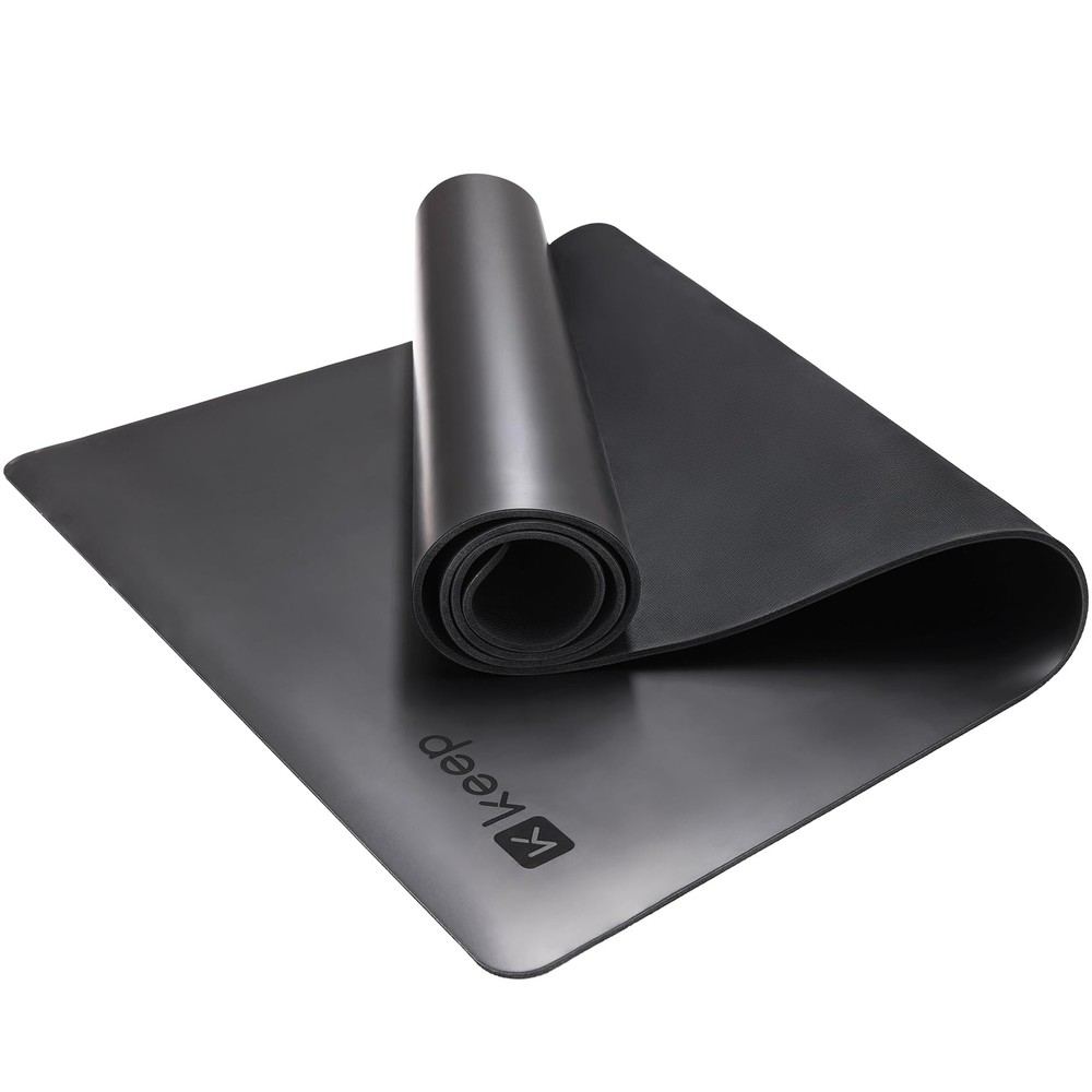 Professional Yoga Mat for Women and Men, 5mm Non-Slip Natural Rubber for Supe...