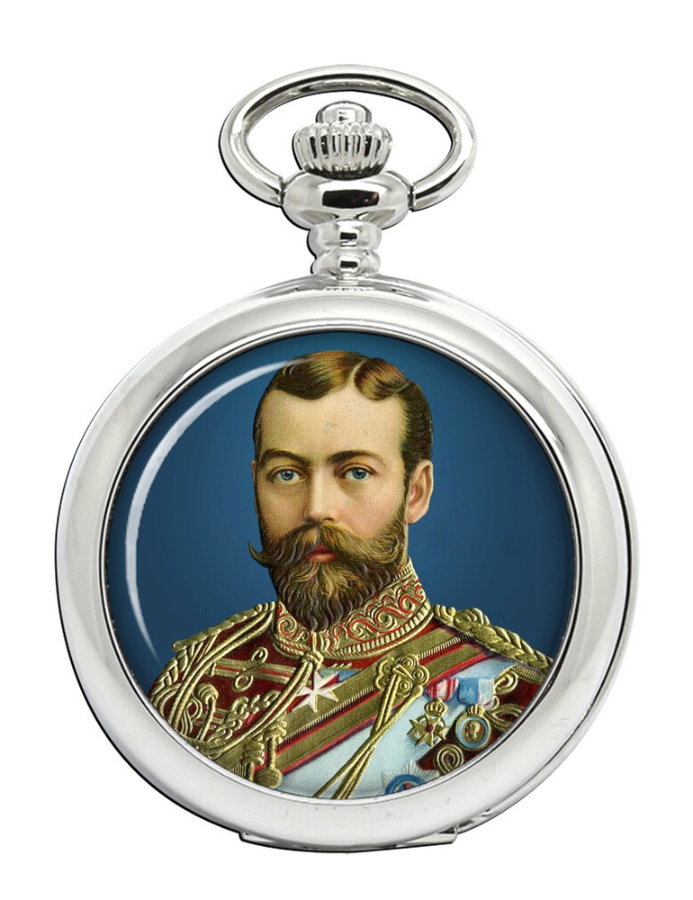 King George V Vintage Pocket Watch Great Britain Royal Memorabilia