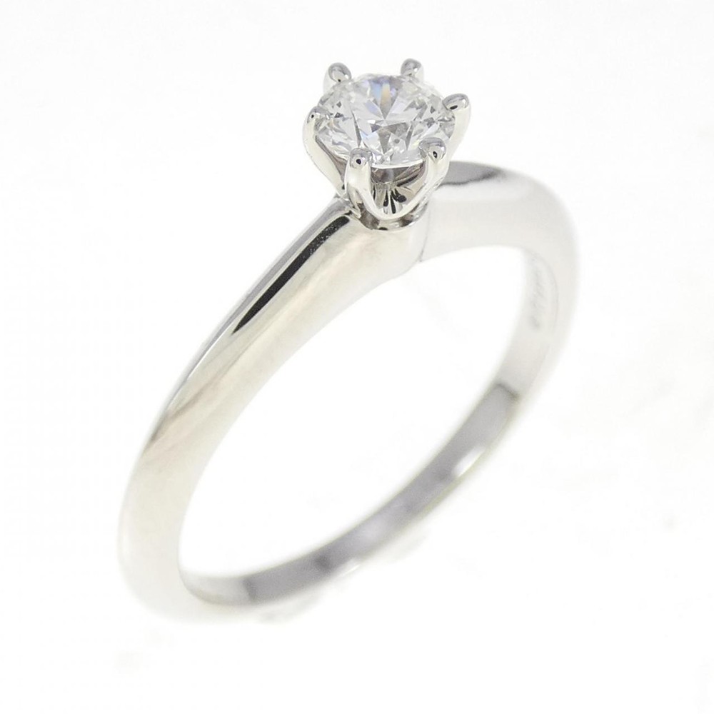 Authentic Tiffany & Co. Diamond Ring 0.21CT G VS2 3EXT  #270-003-983-0842