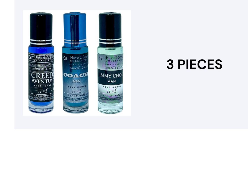 Men Assorted Roll On Oil 12 ML 3pc Limited Time Only-image