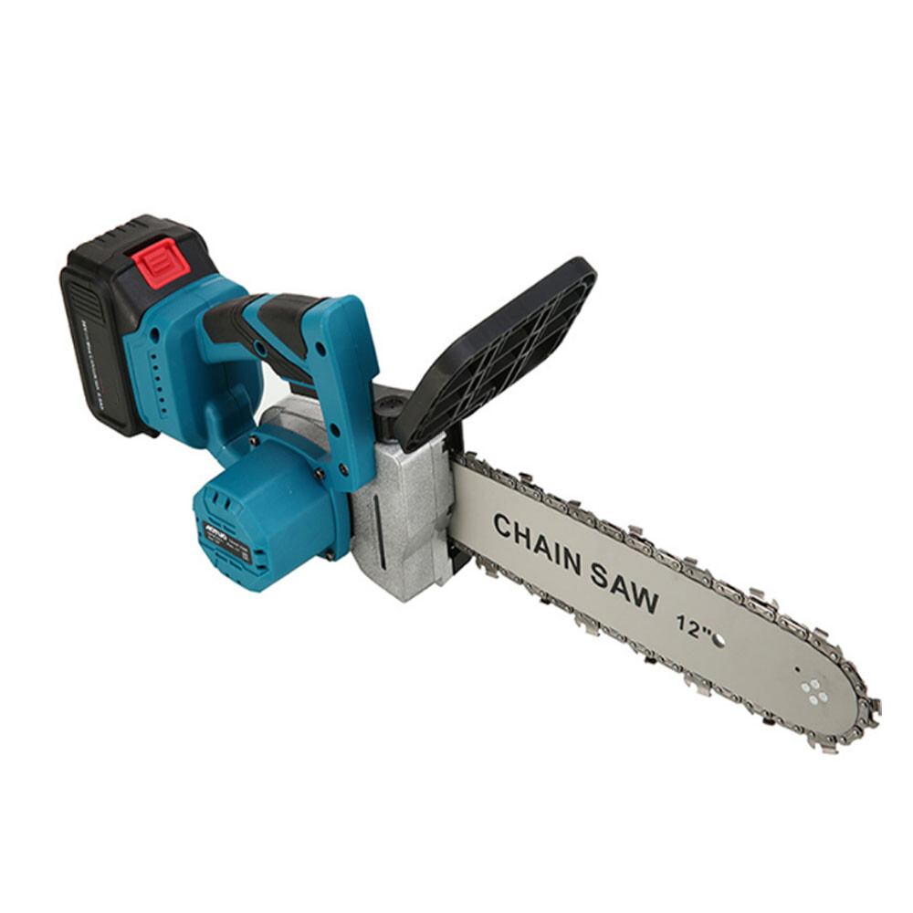 12'' Mini Handheld Electric Chainsaw Cordless Chain Saw Wood Cutter With Battery