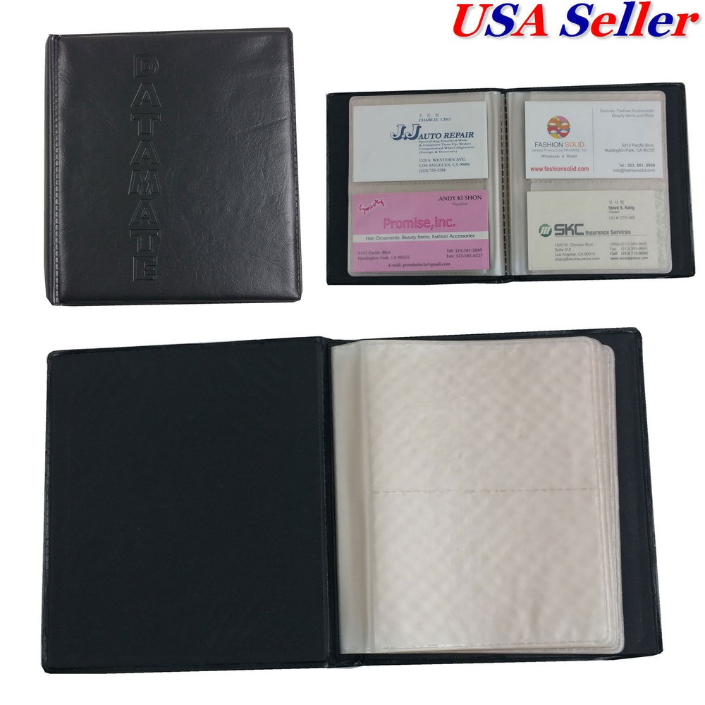 2 PCS x 80 Cards Business Name ID Credit card Holder Book case Keeper Organizer