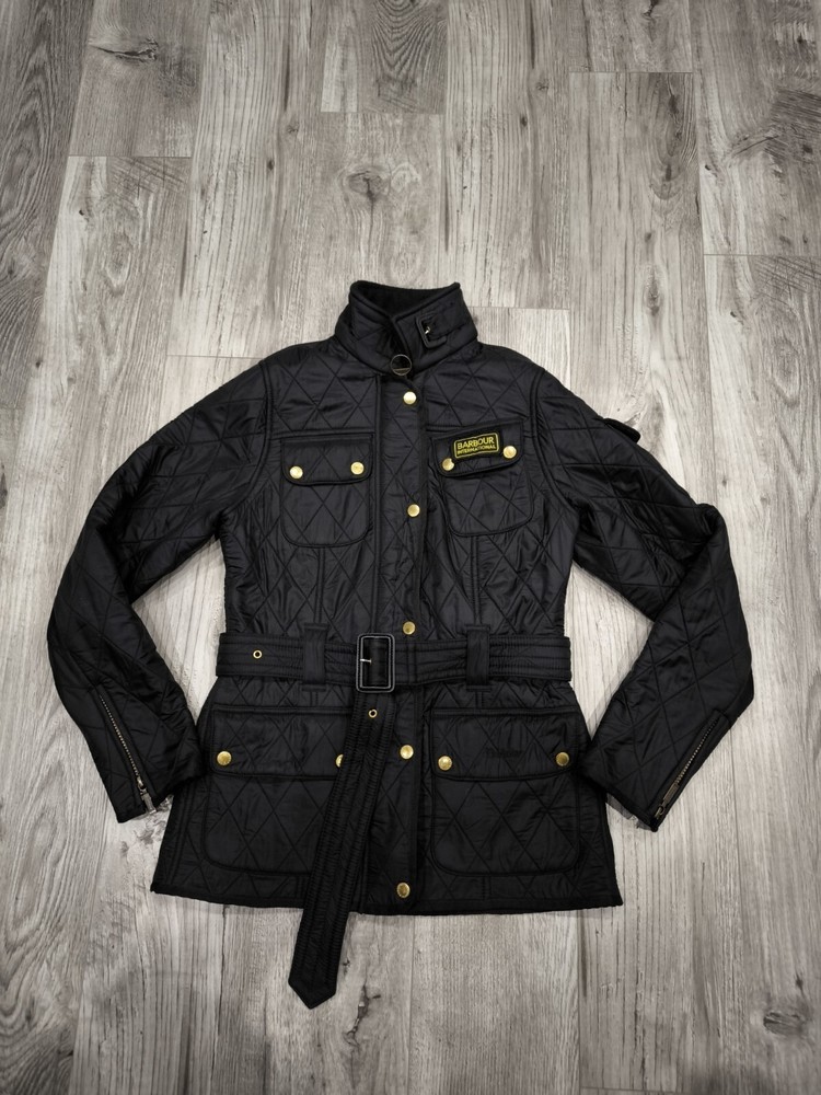 Women's Barbour  International Lightweight QuiltedJacket Size UK 8  EU 34