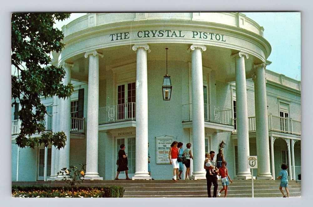 Vintage Crystal Pistol Postcard from Six Flags Over Georgia in Atlanta GA