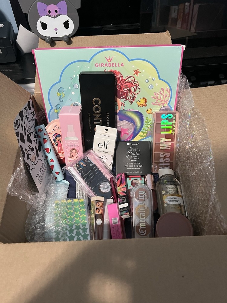 Mixed Lot Box of Beauty Makeup and Skin Care Cosmetics Assorted Brands New