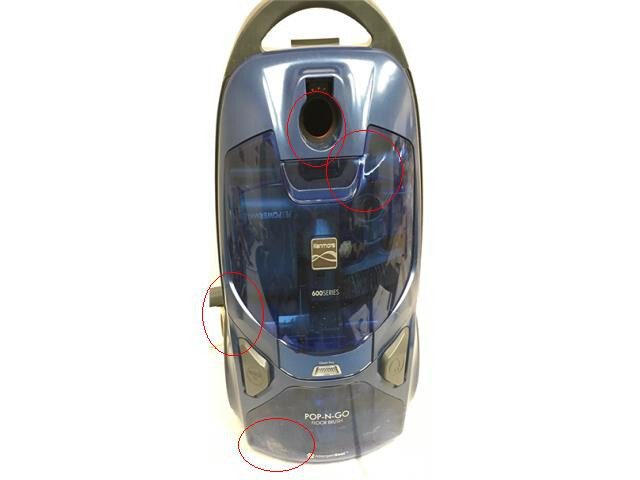 Kenmore BC4026 Pet Friendly Pop-N-Go Bagged Canister Vacuum Cleaner Blue