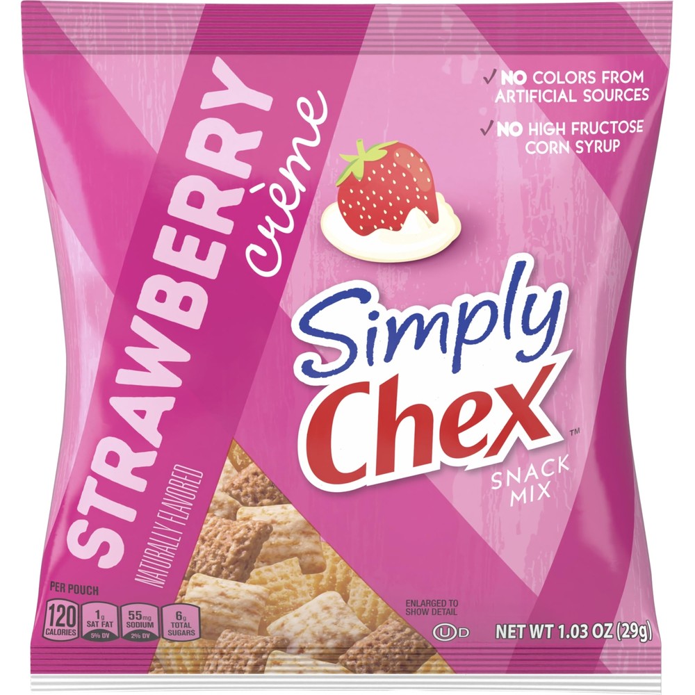 Simply Mix, Strawberry Yogurt, 1.03 Oz (Pack of 60)
