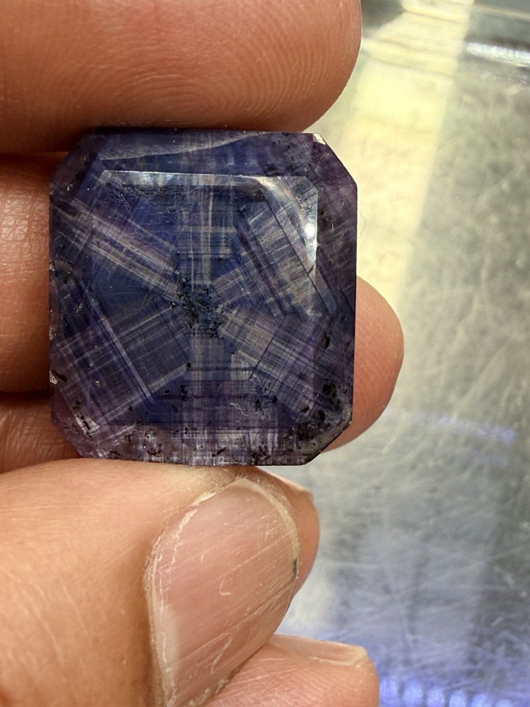 NATURAL AUSTRALIAN TRAPICHE SAPPHIRE, 40.7 Ct Top Quality Very Rare Gemstone AAA