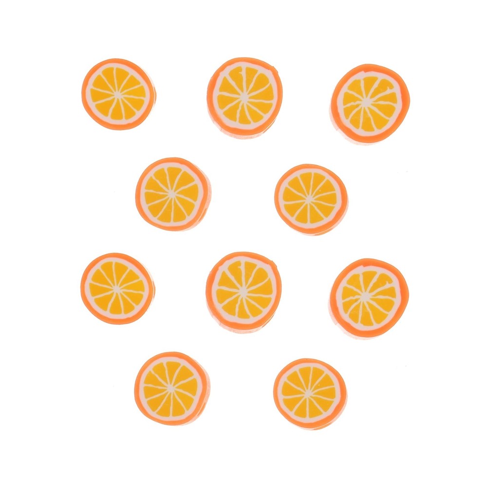 EXCEART 200Pcs 3D Fruit Nail Art Slices DIY Loose Beads Polymer Clay Beads Je...