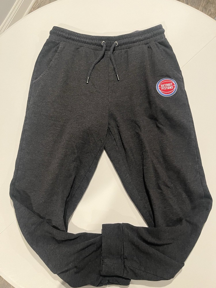 Antigua Detroit Pistons  Dark Grey Jogger Sweatpants Men’s Size Medium