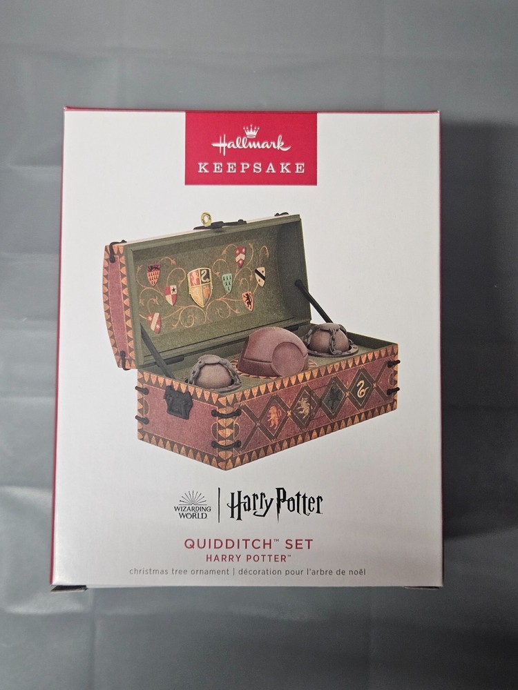 Hallmark 2022 Harry Potter Quidditch Set Keepsake Ornament