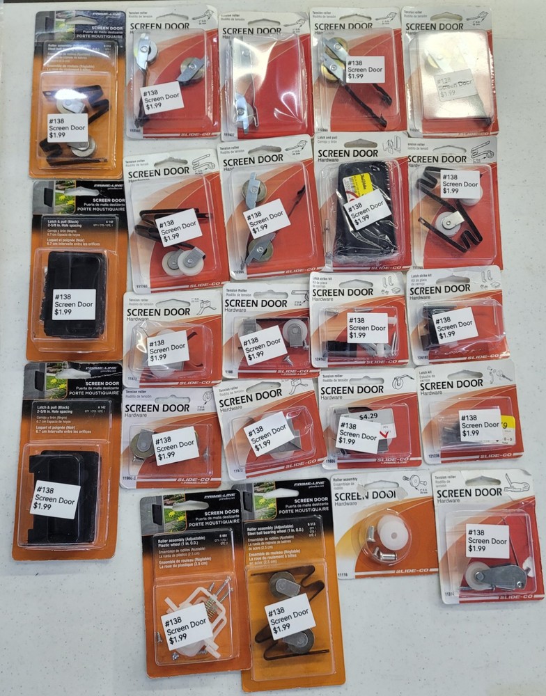 Screen Door Repair Help Packages  Lot Of  23