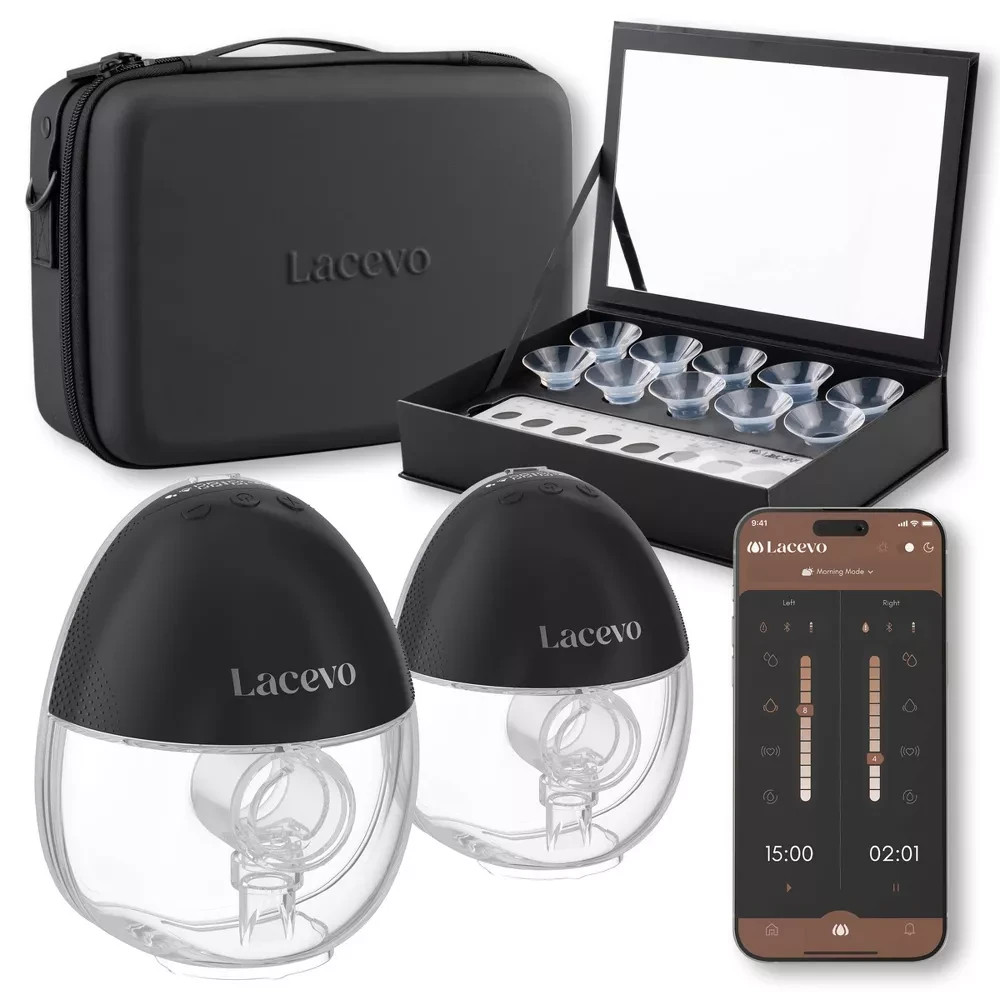 Lacevo S70 Wearable Breast Pump Set - 2pk: Double Pump System, Battery Powered,