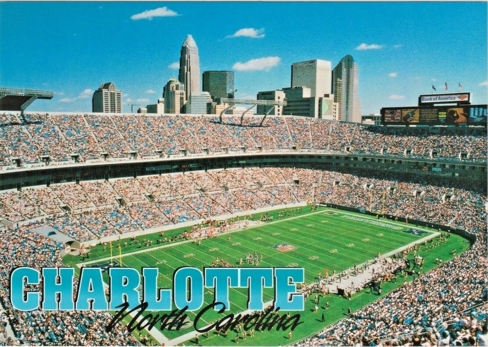 Carolina Panthers Football at Bank of America Stadium, Charlotte, North Carolina