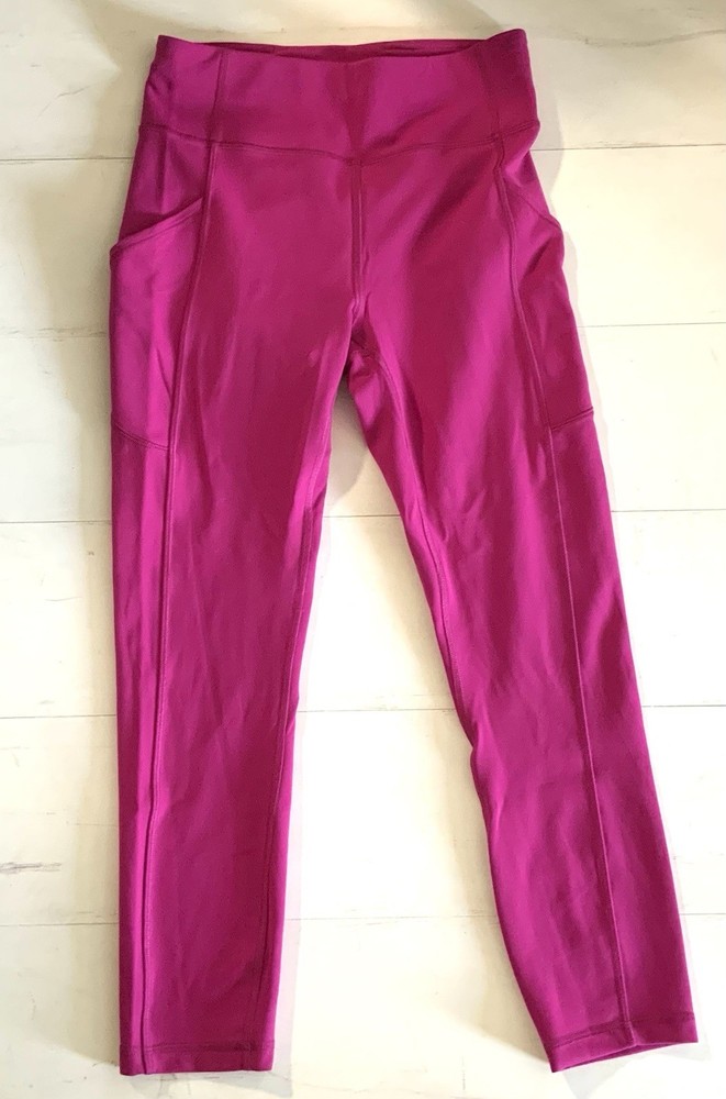 Lululemon Women's Cropped Leggings Pink Size 6