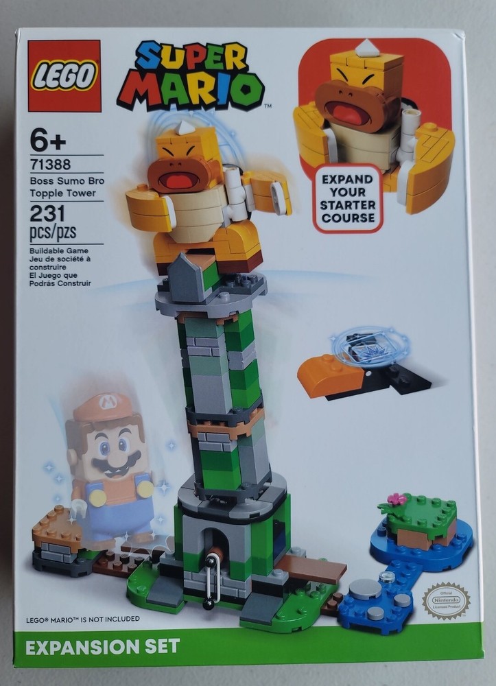 LEGO Super Mario 71388 BOSS Sumo Bro Topple Tower Expansion Set New
