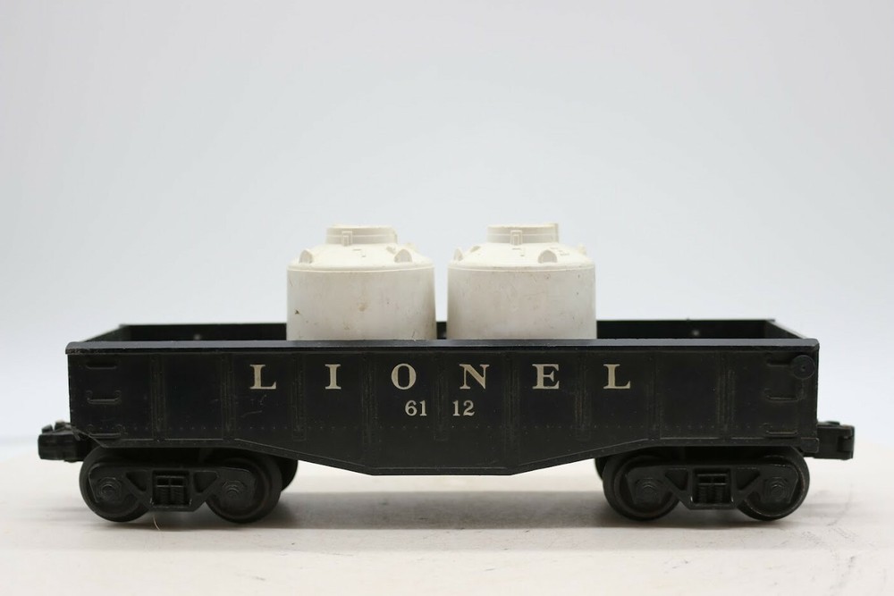 Lionel 6112 Postwar Gondola Car W/ 2 Air Containers 1:48 Scale O - O27 Gauge