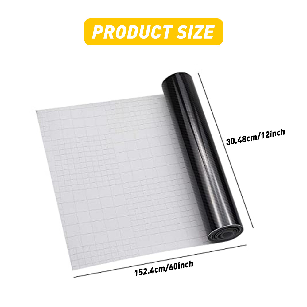Auto Accessories Carbon Glossy 7D Fiber Vinyl Car Film Interior Wrap Stickers US