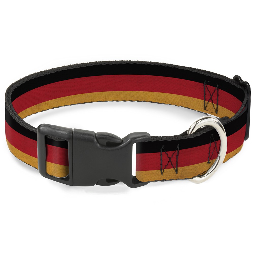 Plastic Clip Collar Germany Flag Weathered Small 9.5-13
