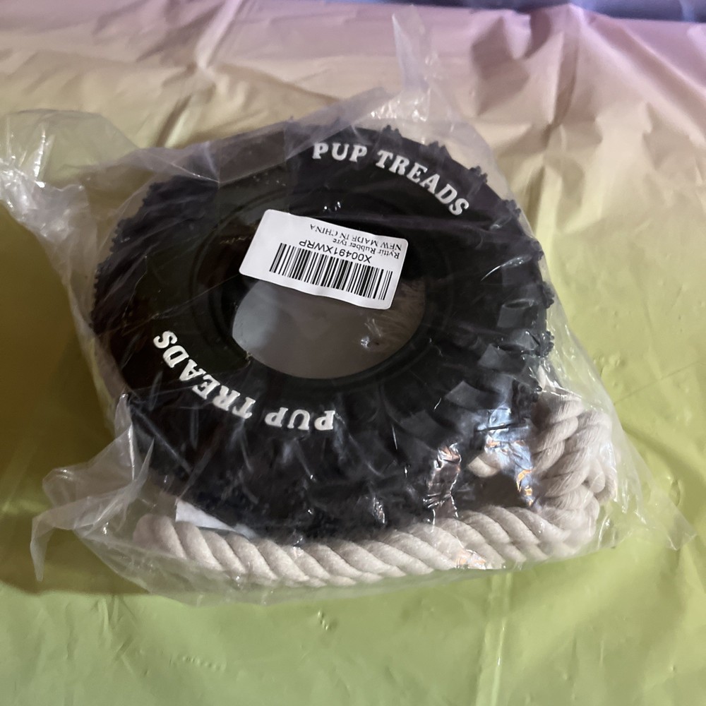 TireBiter II 6-Inch Durable Rope Chew Toy for Dogs