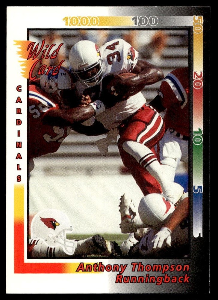 1992 Anthony Thompson Phoenix Cardinals Wild Card #40 NFL