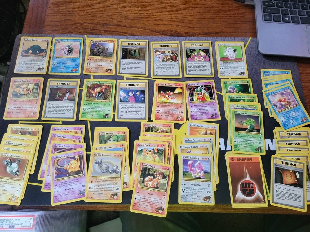 Vintage Gym Heroes Pokémon Card Collection Great Condition Childhood Nostalgia  