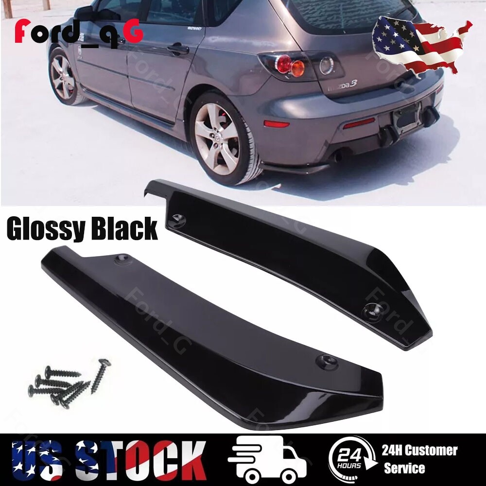 For Honda Accord Civic Rear Bumper Lip JDM Splitter Diffuser Canards Spoiler