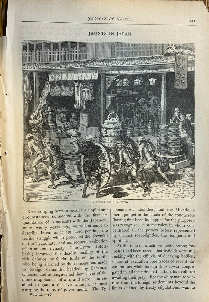 1871 Travels in Japan Japanese Life illustrated