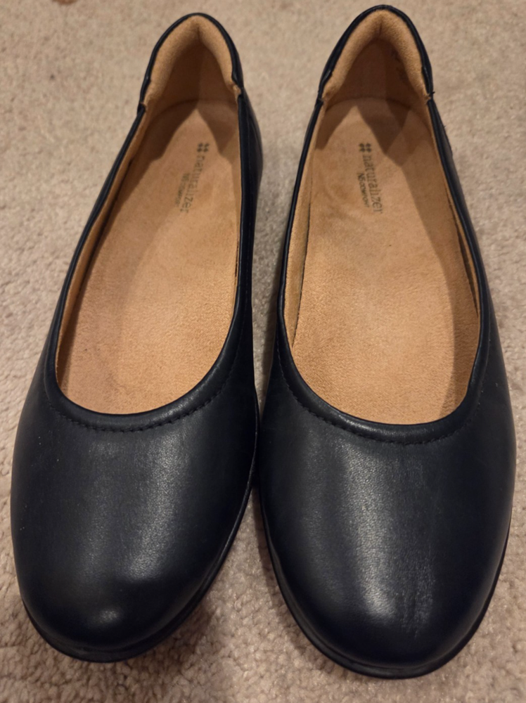 Naturalizer Women’s Black Ballet Flats Comfort Slip-On Shoes – Size 7.5 – EUC