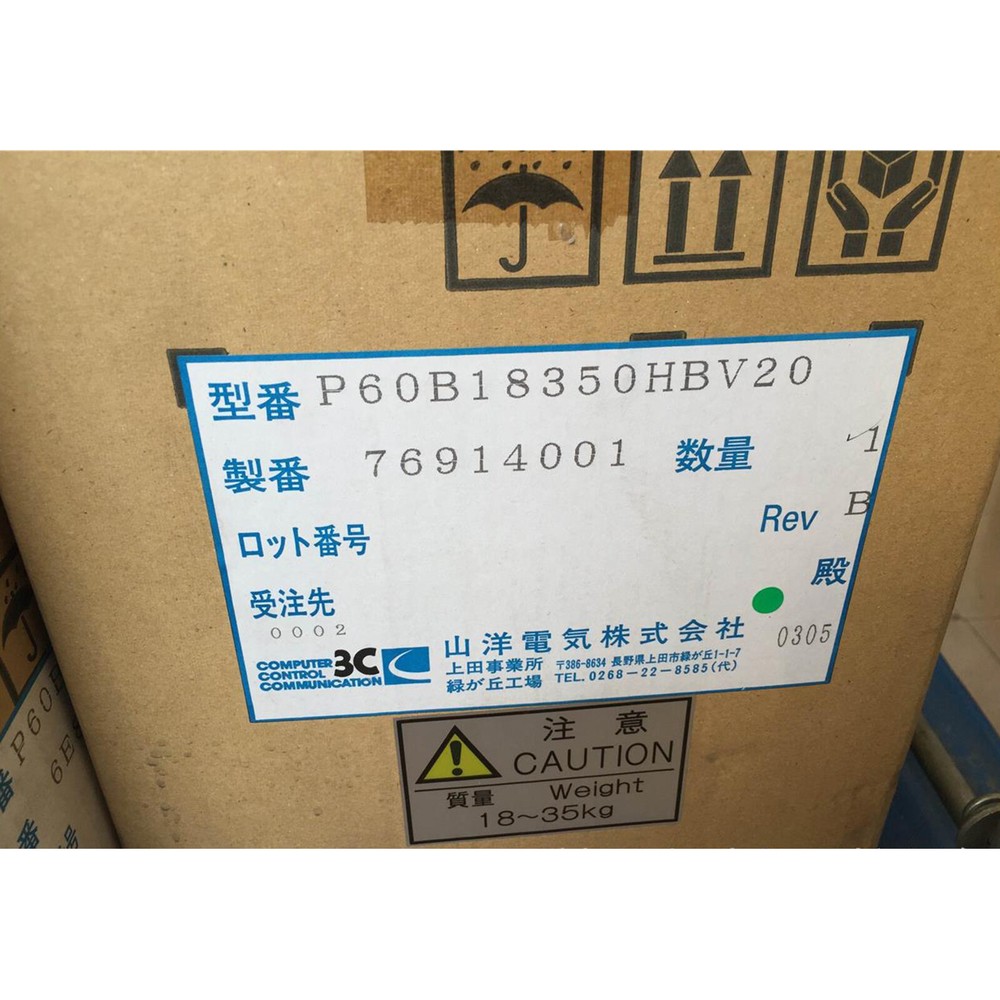 1PCS New For Sanyo Ac Servo Motor P60B18350HBV20 Via DHL or FedEx