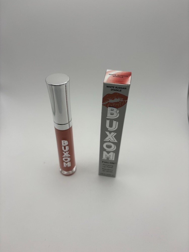 Buxom White Russian Sparkle Plumping Lip Polish 0.15 oz