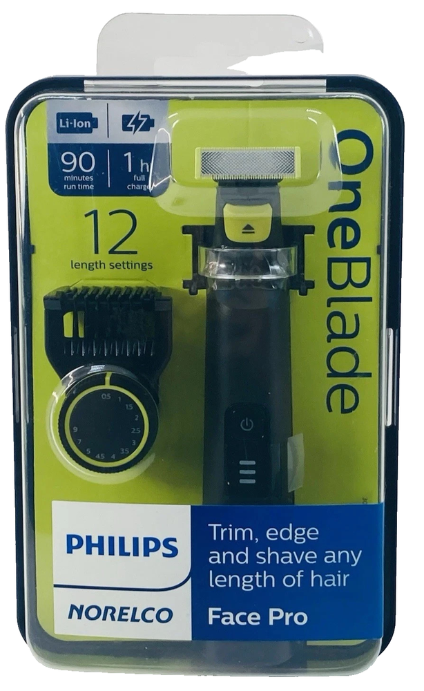 Philips Norelco OneBlade Pro Hybrid Electric Trimmer and Shaver - Black