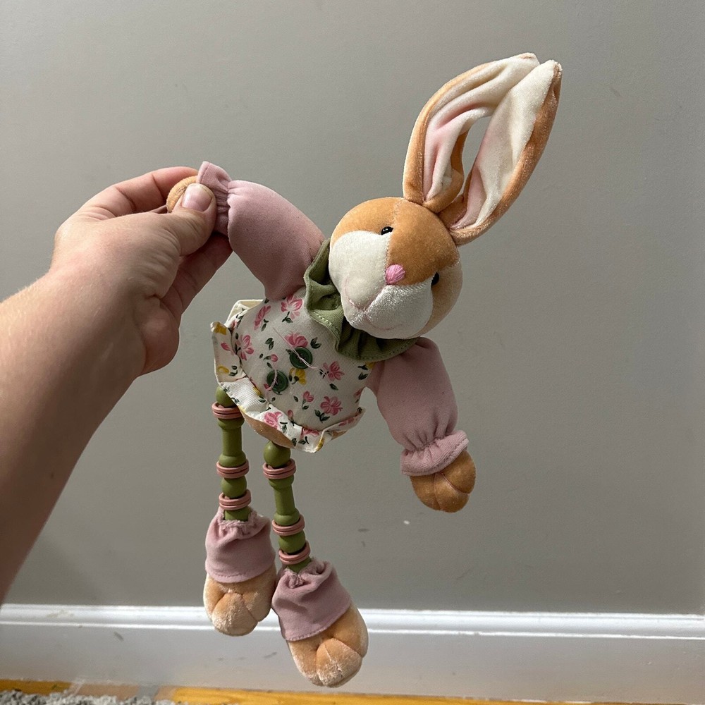 Bunny Rabbit Doll Shelf Sitter Easter Decor Toy Stuffed Animal Plush CUTE 20