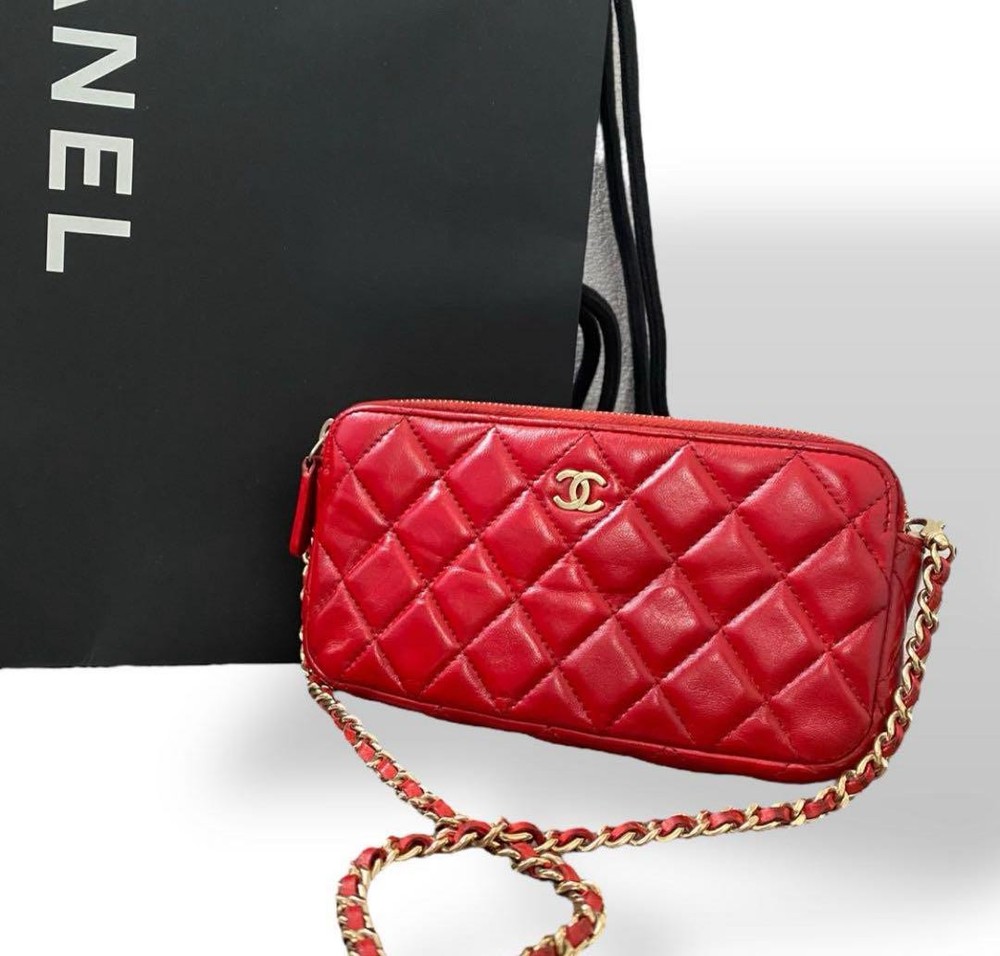 Chanel Chain Wallet Lambskin Shoulder Bag No. 23