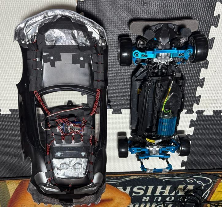 Tamiya TT02D GR Supra Drift RC Car with LED Light Body