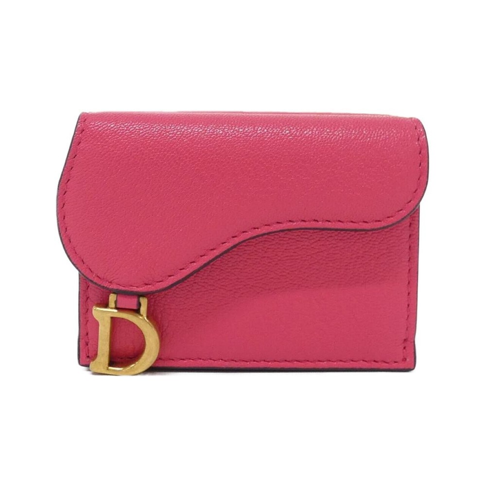 Authentic Dior  Saddle S5653CCEH Wallet  #260-007-221-7375